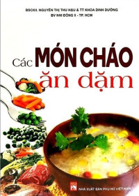 Các món cháo ăn dặm