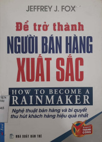 Để trở thành người bán hàng xuất sắc