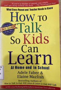 How to talk so kids can learn